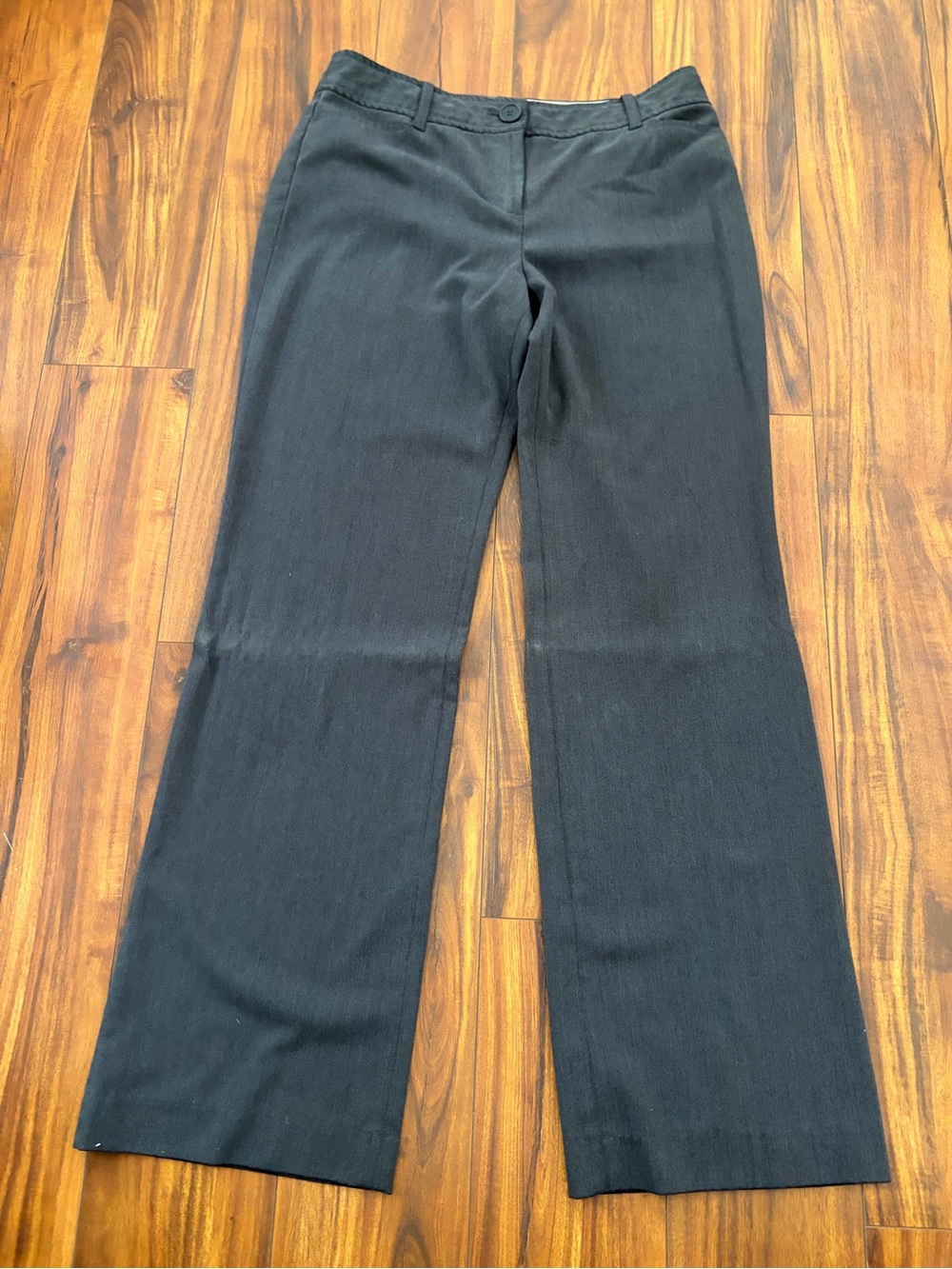 LOFT Charcoal/Dark Grey Wide-Leg Trousers Women’s 6 Ann Nearly New